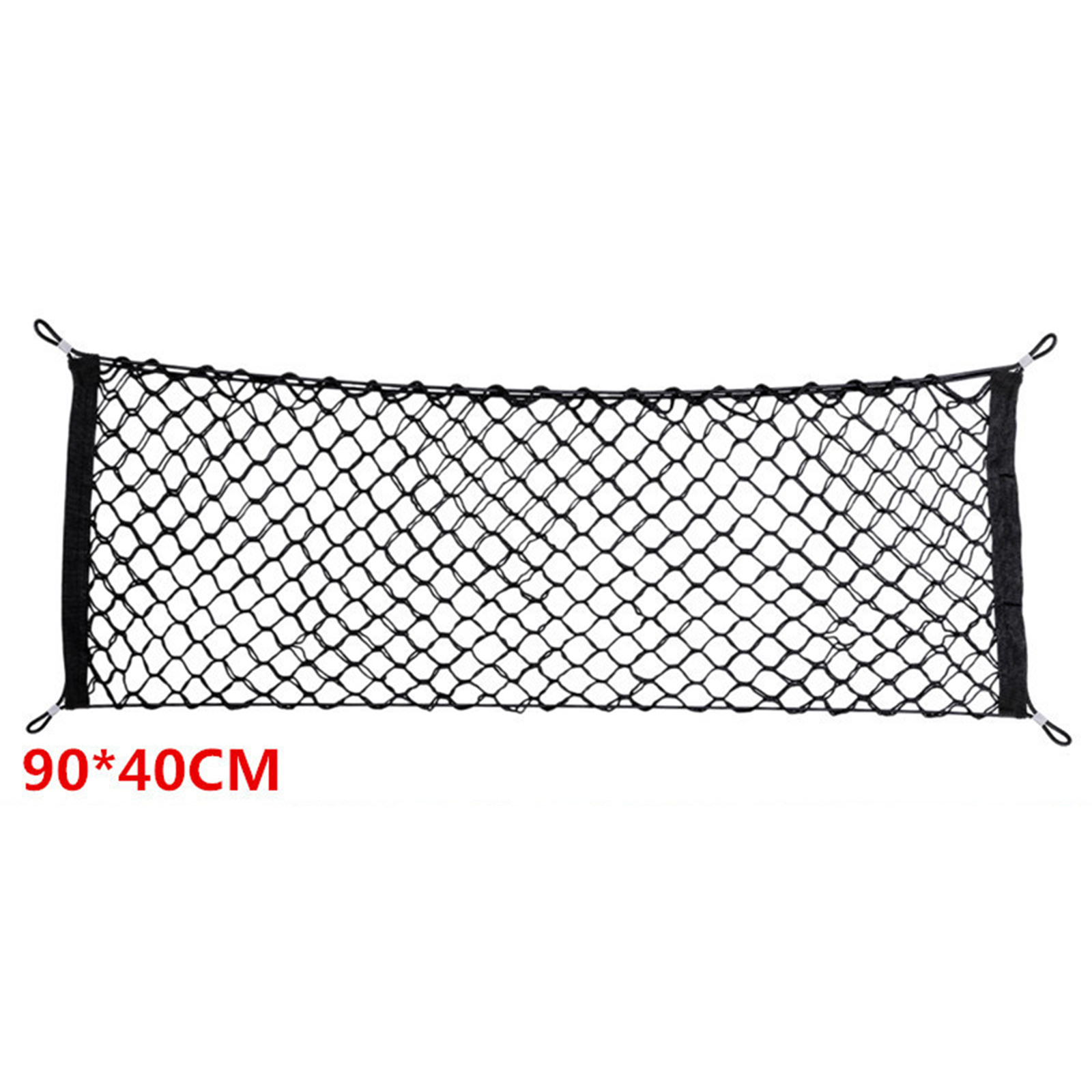 Universal Envelope Style Rear Trunk Mesh Elastic Cargo Net for Pickup Trucks