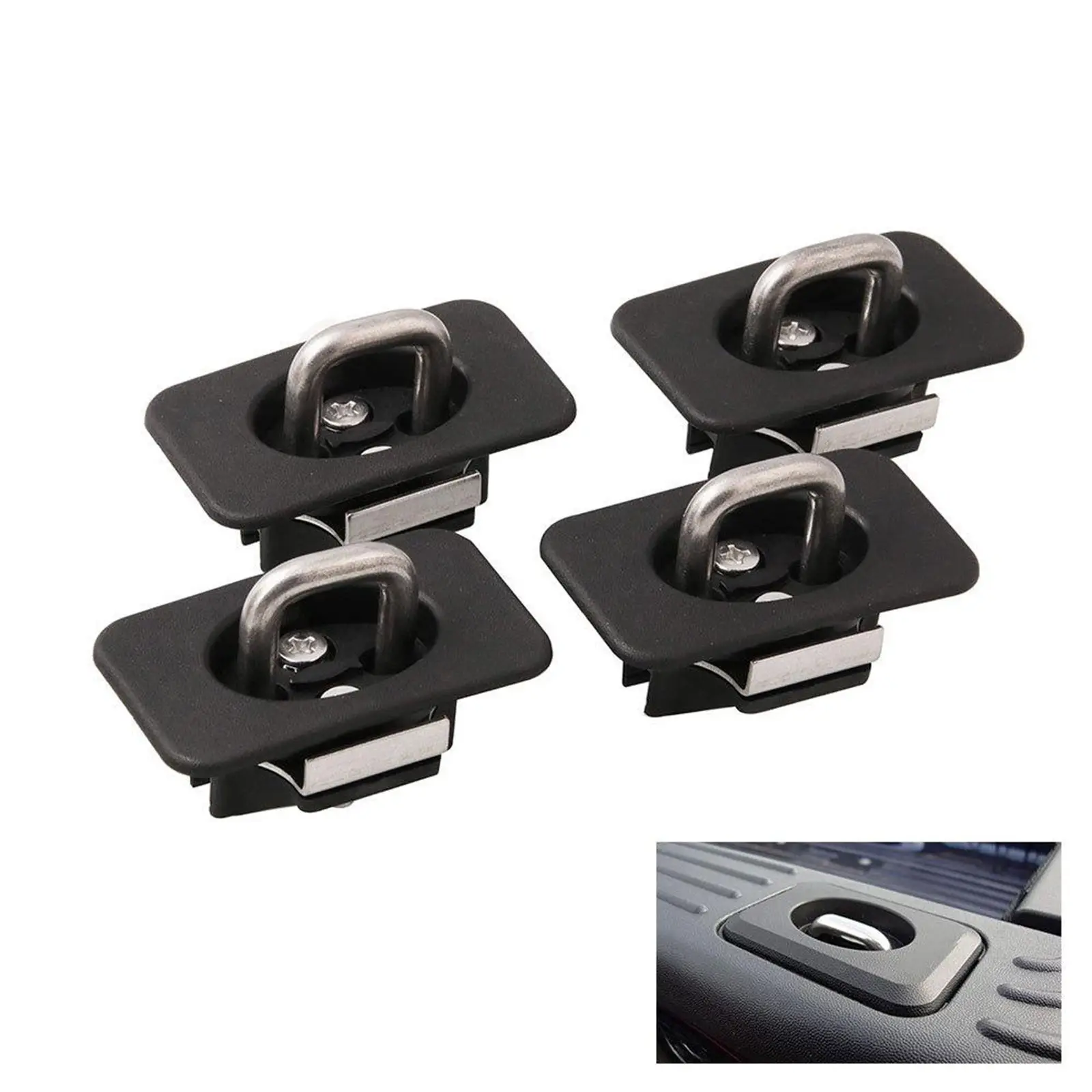 4Pcs Truck Tie-Down Anchor for Ford Raptor F-150 98-14 Car Accessories, Easy to Install