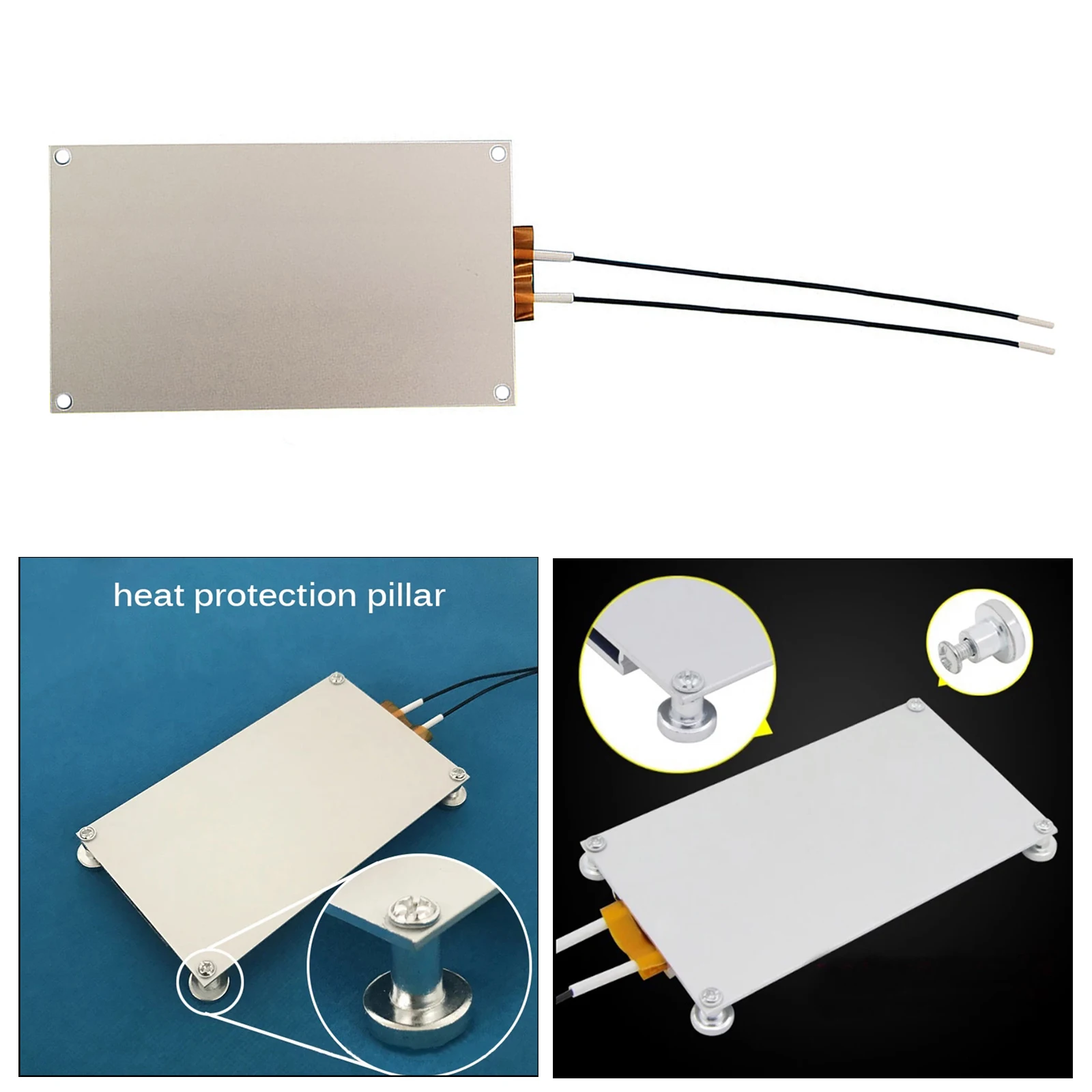 220V Copper LED Lamp Remover PTC Heating Plate Soldering Chip Remove Demolition Welding for LED Repair DIY Laboratory