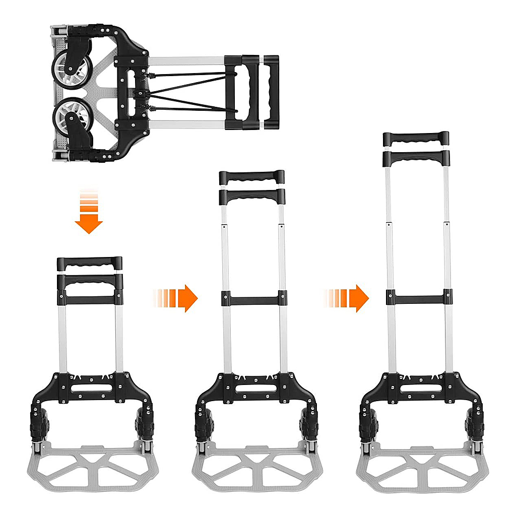 Heavy Duty Alumínio Alloy Folding Hand Truck,