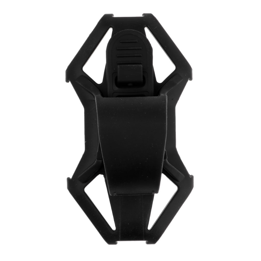 Silicone Motorcycle Bike Bicycle Handlebar Phone Mount Holder Bracket Rack GPS Case Works for 4-6 inch Smartphones