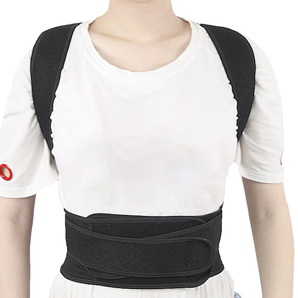 Adjustable Posture Corrector Breathable Back Support Belt Posture Support Belt Back Straightener for Neck Shoulder Clavicle