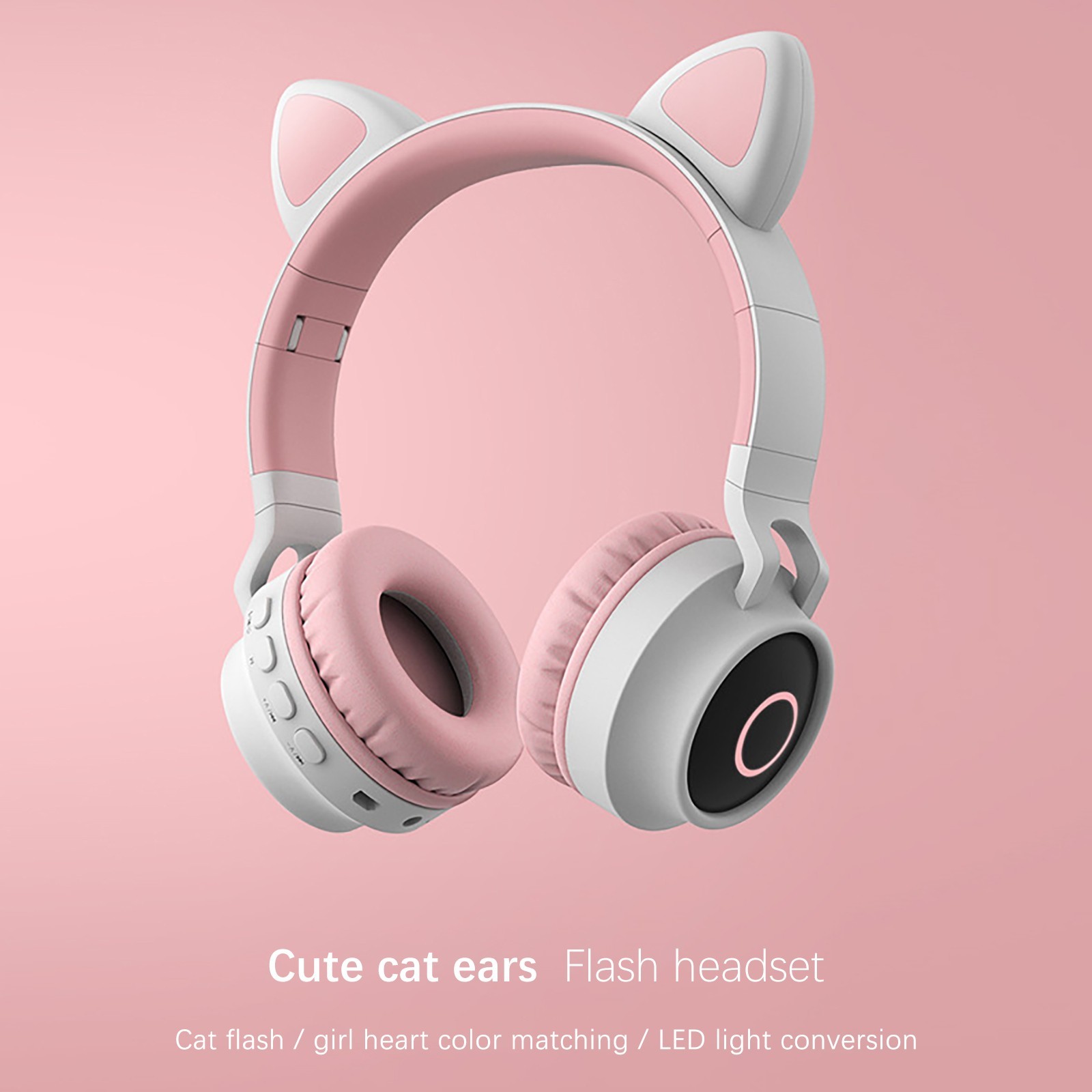 Cat Ear Headphone Wireless Noise 