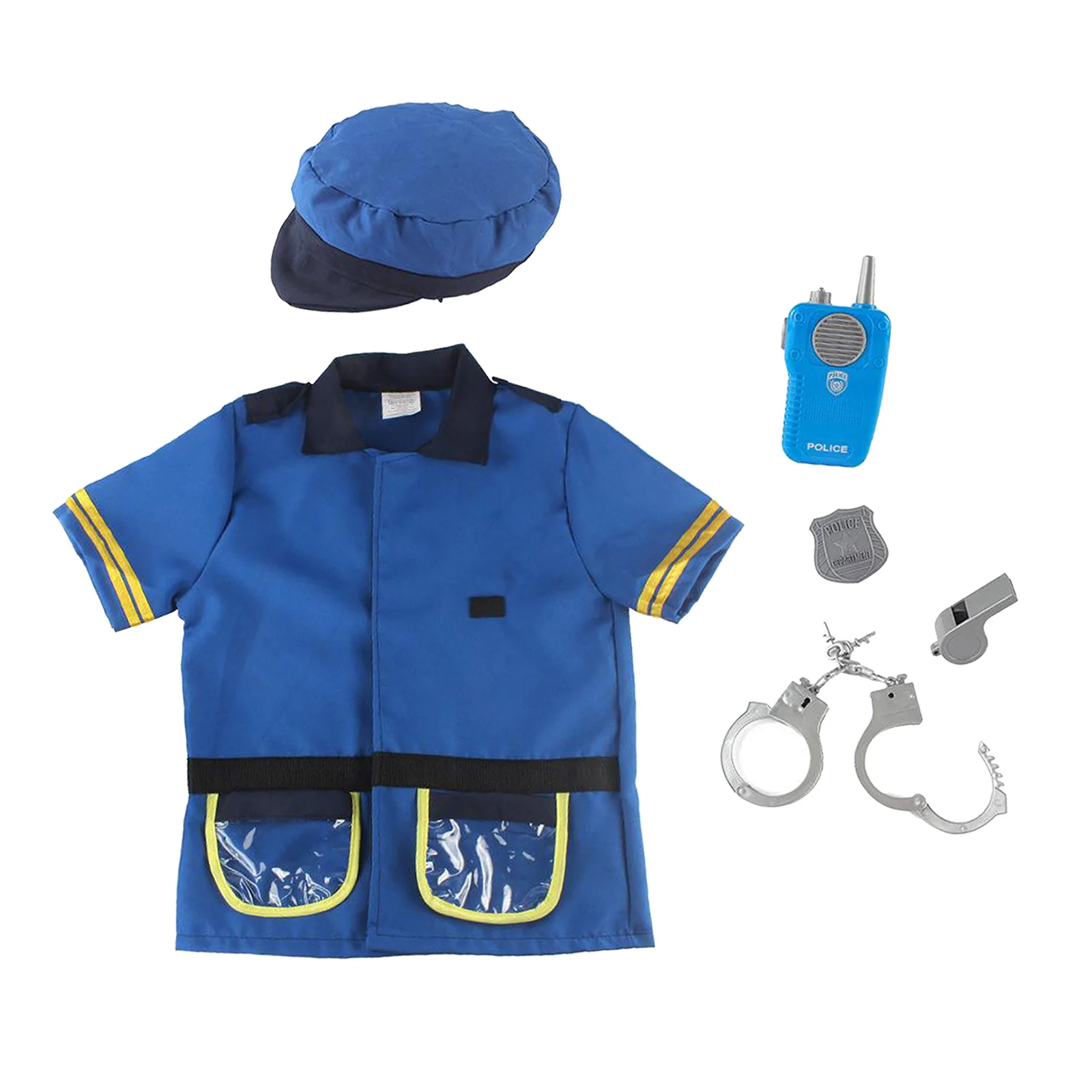 Police Handcuffs Child Fancy Dress Kids Role Play Toy Cosplay Props Pretend 