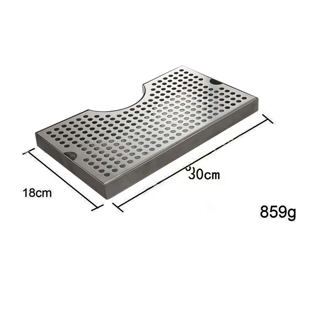 1piece Beer Drip Tray U-shaped Drip Tray Detachable Drip Tray for Beer Beverage Dispenser Countertop Spill Mats