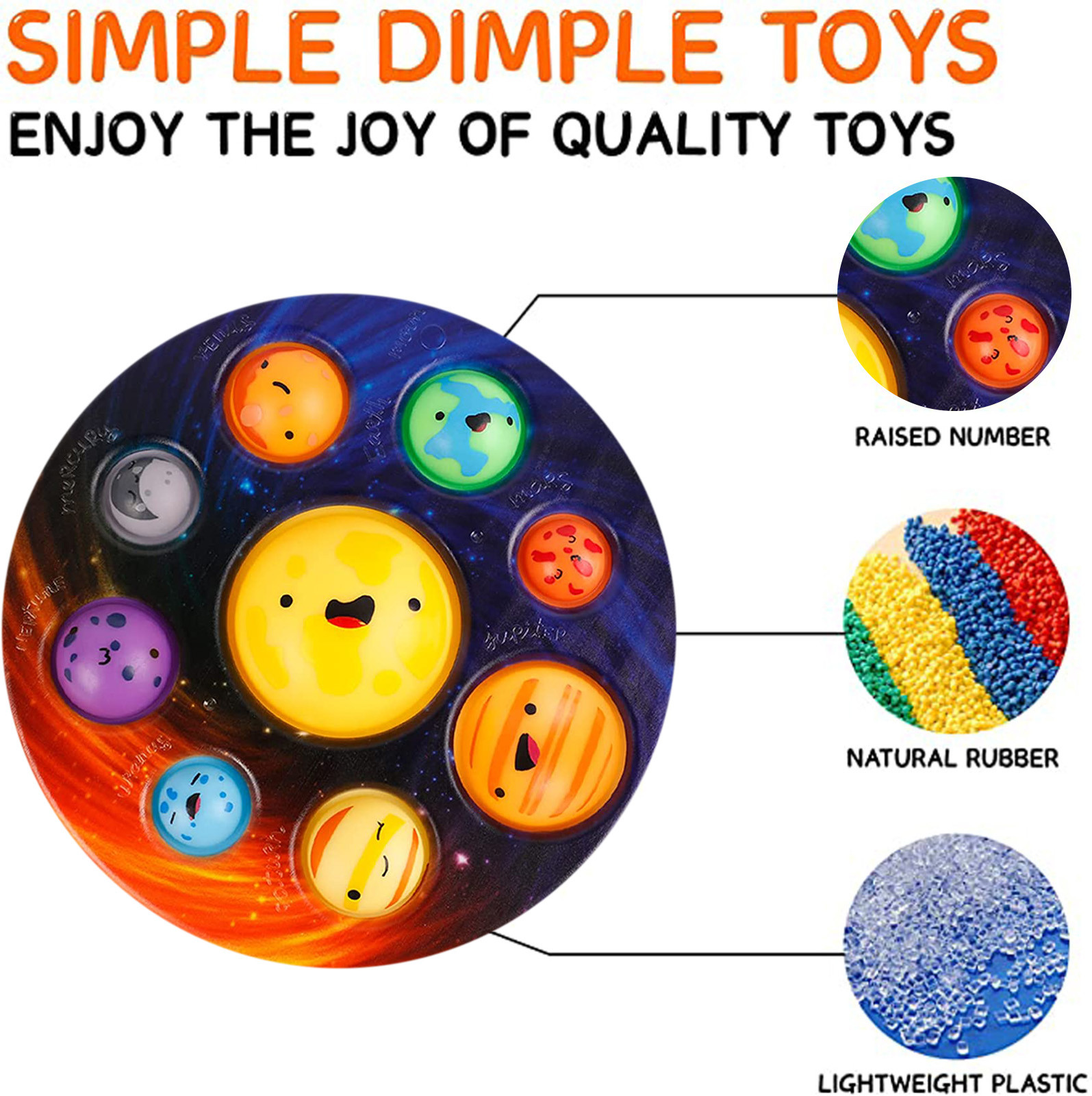 Fidget Toys Попит Simple Dimple Digits 