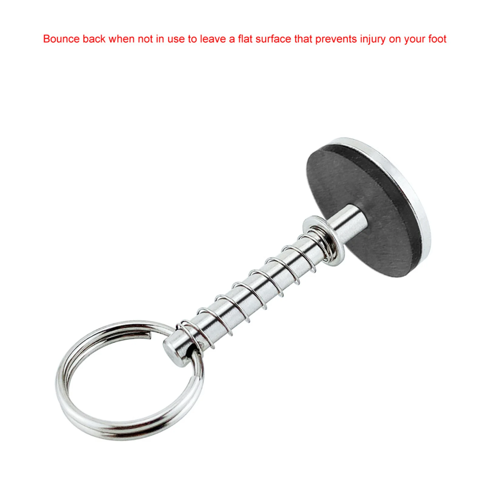 Stainless Steel Boat Hatch Cover Pull Button with Spring Hidden Pull Pin Lifter for Engine Cover Floor Storage Loft Ladders
