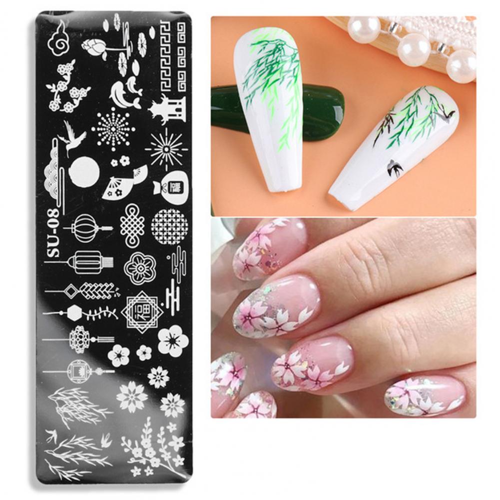 Nail Stamping Plates Human Face Design Multiple Pictures Solid Manicure Art Stainless Steel Printing Plate for Girl Nail Stamping Plates Human Face Design Multiple Pictures Solid Manicure Art Stainless Steel Printing Plate for Girl