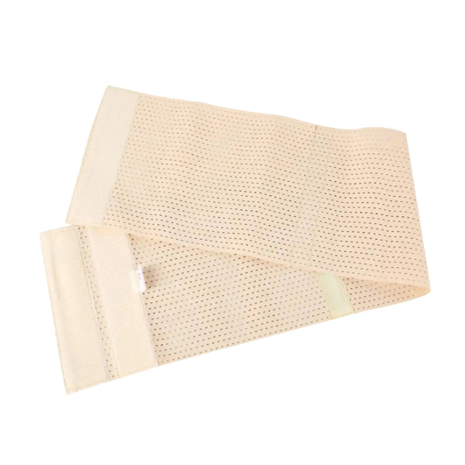 Breathable Postpartum Belt Beige Adjustable Shapewear with Hole Soft Abdominal Bandage Recovery Belly Wrap for Maternity Mothers