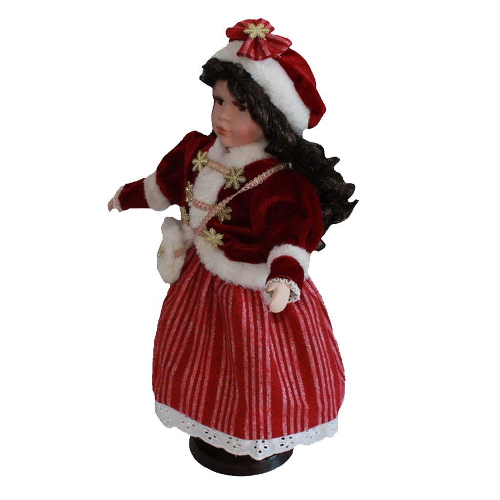 16'' Well Made Vintage Style Ceramic Doll Desktop Decor Collectibles Gifts