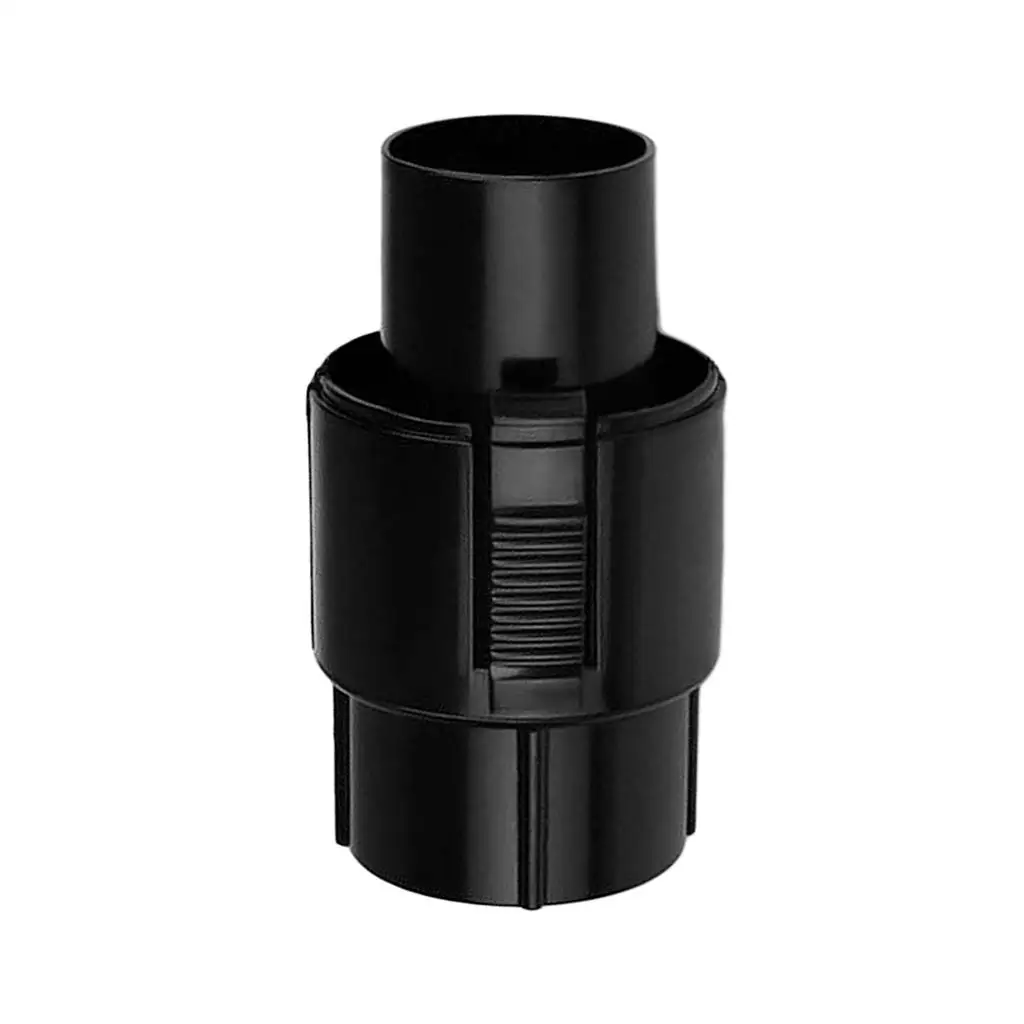 Black Vacuum Cleaner Brush Nozzle Hose Connector Adapter 35mm/40mm Dia. 