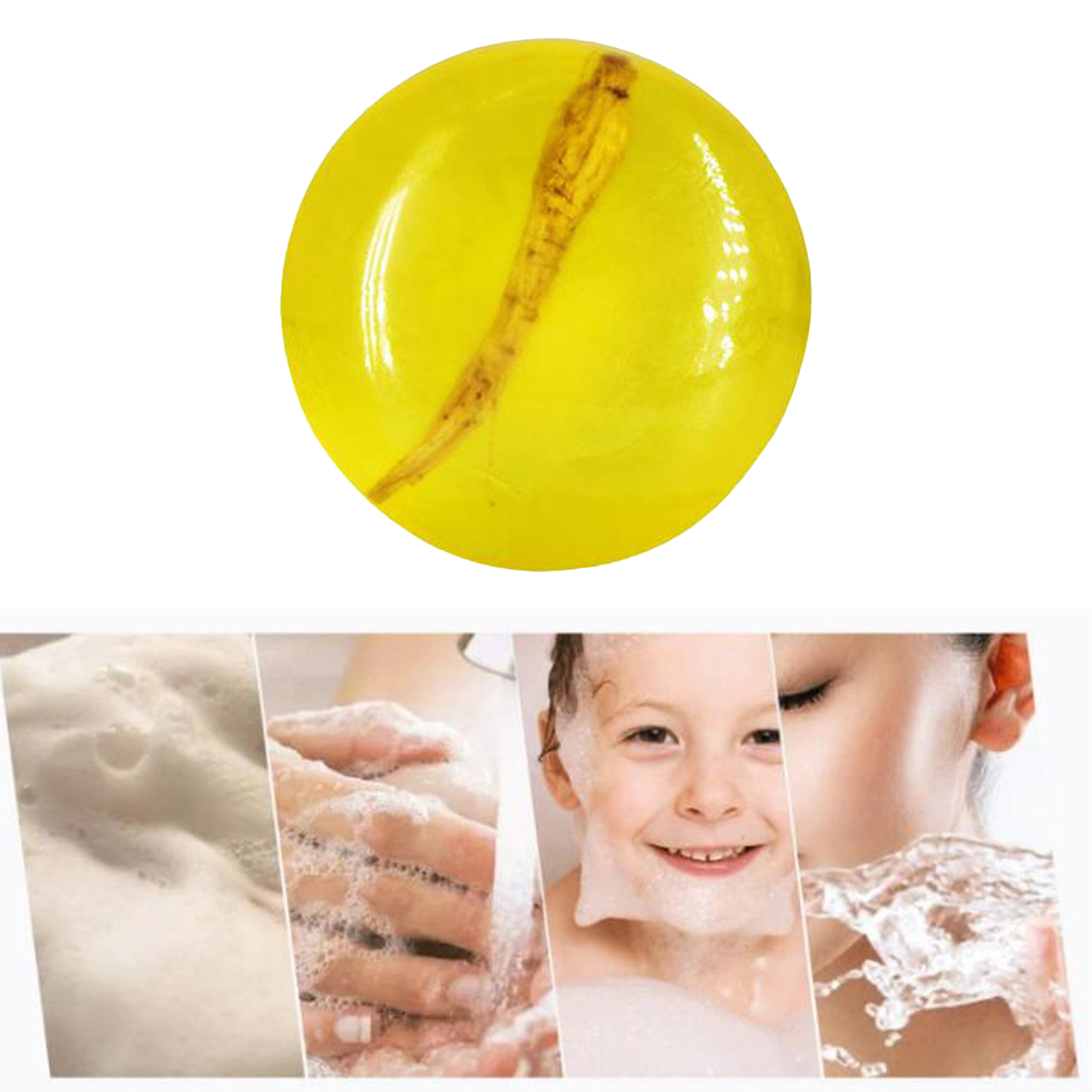 Oil Control Ginseng Soap Bar Anti Mites 100g Body Cleansing Cleanser Soap