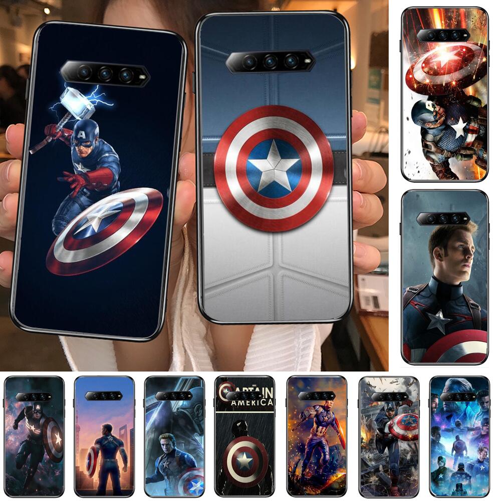 Чехол для телефона Marvel captain HD для xiaomi redmi Black Shark 4 Pro 2 3  3s, чехлы с Helo, Черный силиконовый чехол, симпатичный мини-чехол,  Забавный | AliExpress