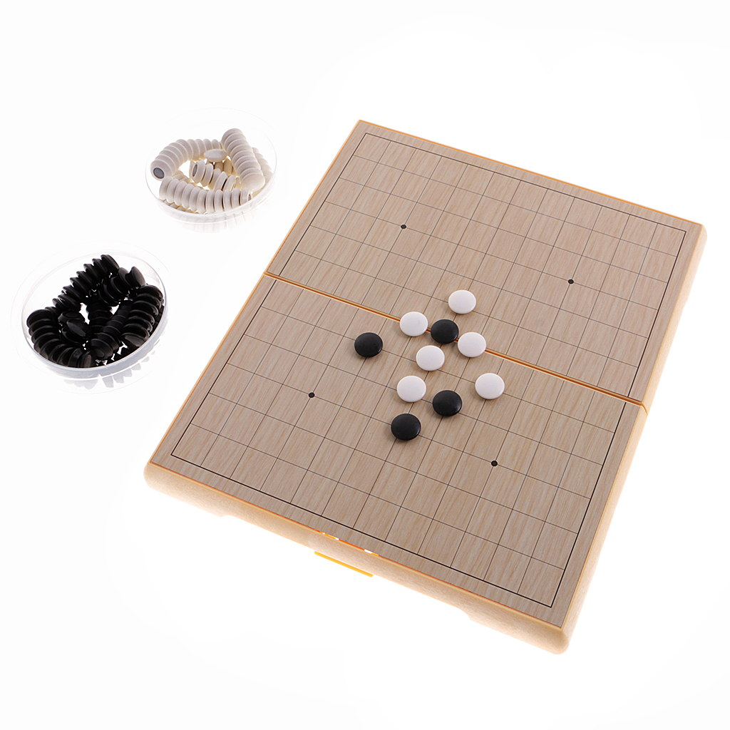 Go Board Game Weiqi Magnetic Go Stones Go Game Set for beginner High quality Portable