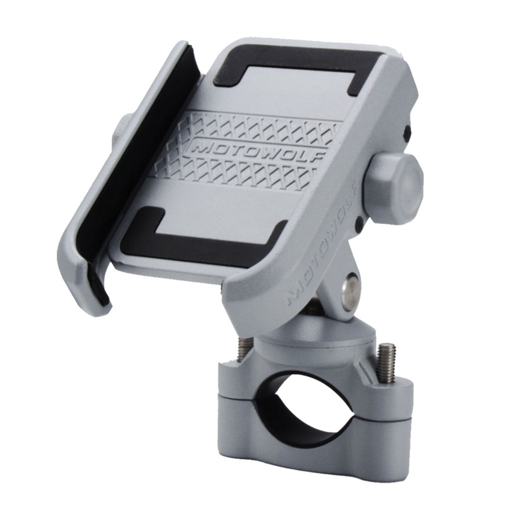 Universal Motorcycle Cell Phone Mount Holder for ATV Scooter Moped Chopper Cruiser on Handbars