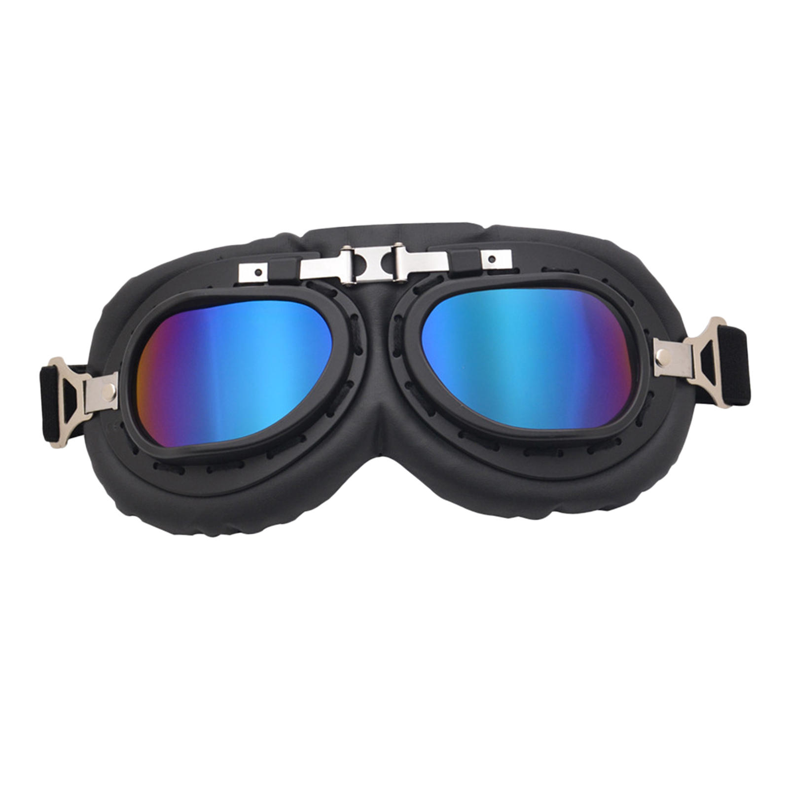 Motorcycle Goggles Pilot Style Sports Glasses for Half Helmet ATV Scooter Off-Road