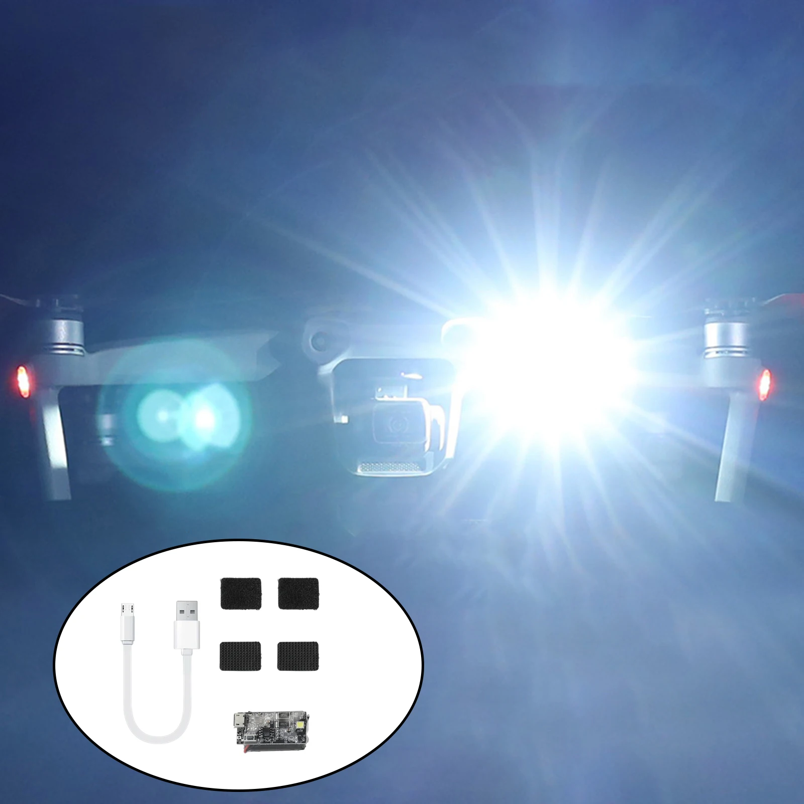 RC Drone Strobe Light for DJI Mavic Accessory USB Rechargeable Mini Night Flying Signal Lamp Flash Lights