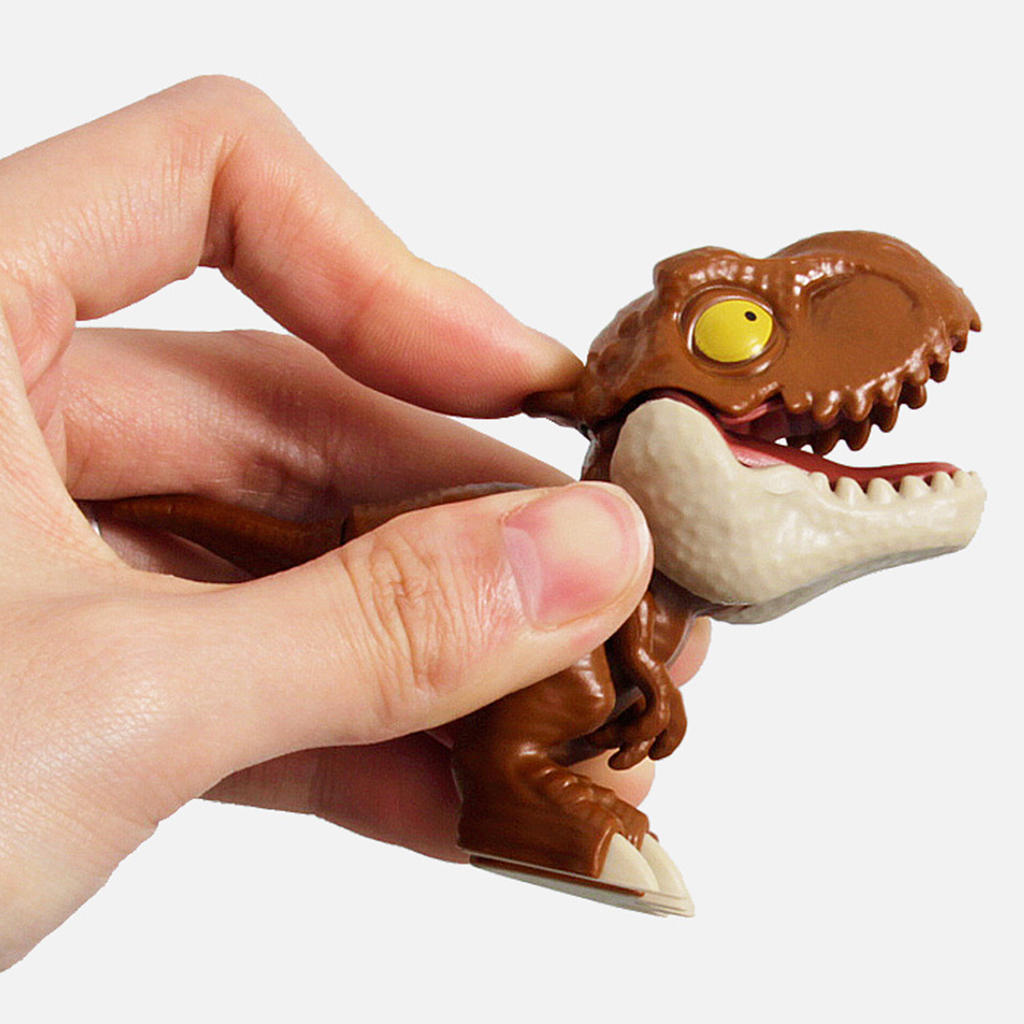 Finger Dinosaur Toy Model Interactive Biting Hand for Children 3-6 Years Old