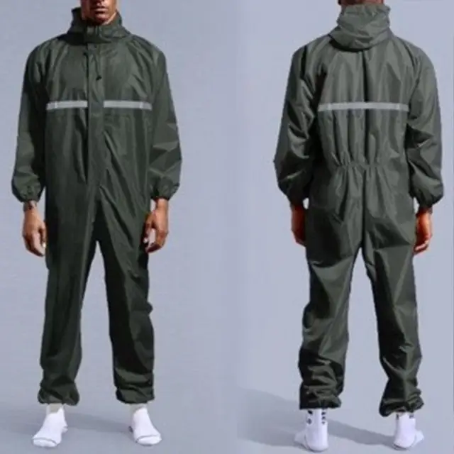Reusable 1 Set Practical Double Layer Rain Jacket Pants Wearable Rain  Jacket Pants Breathable Fishing Supplies