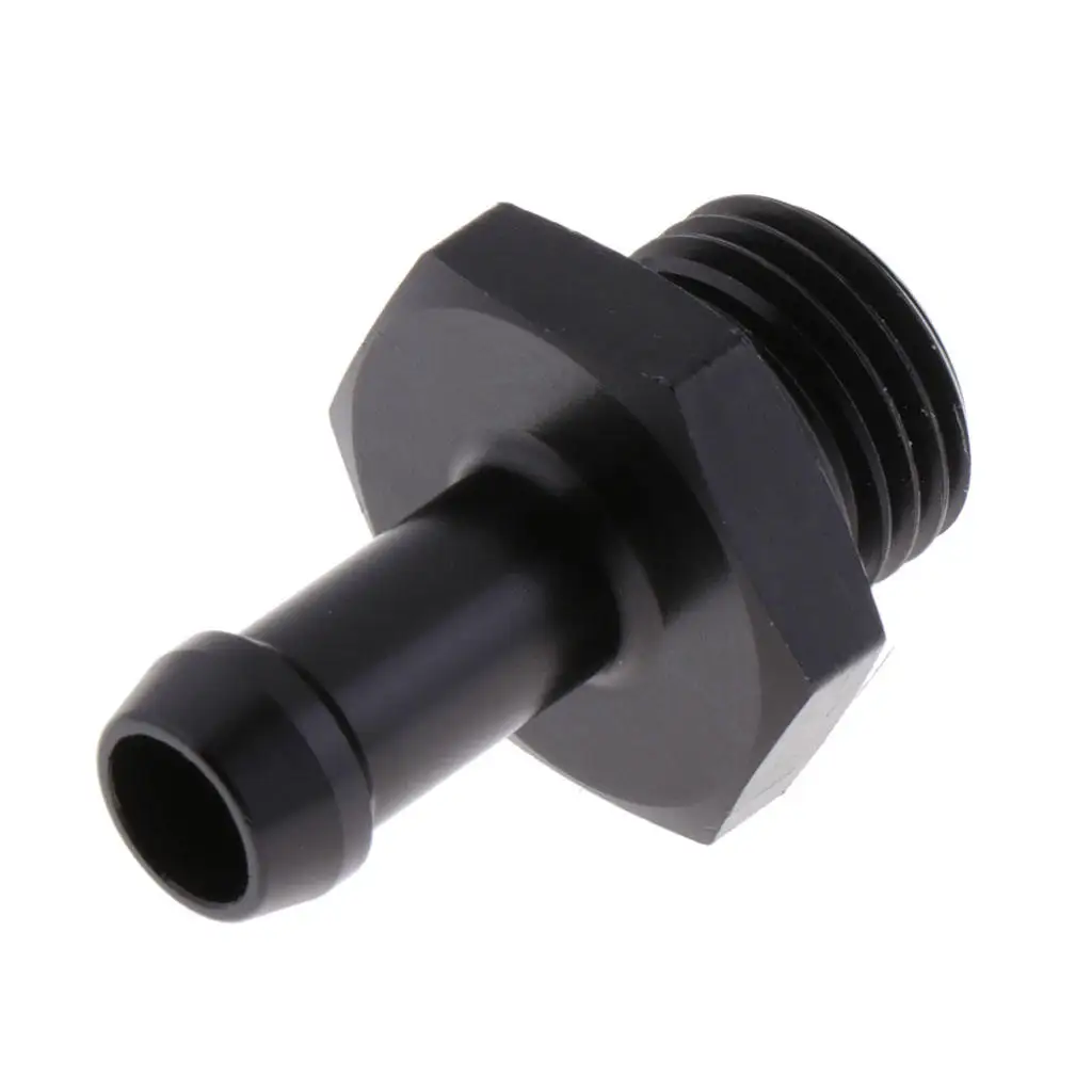 -6 AN Male AN Flare to 5/16 Hose Barb Adapter, Aluminum Fuel Hose Fittings