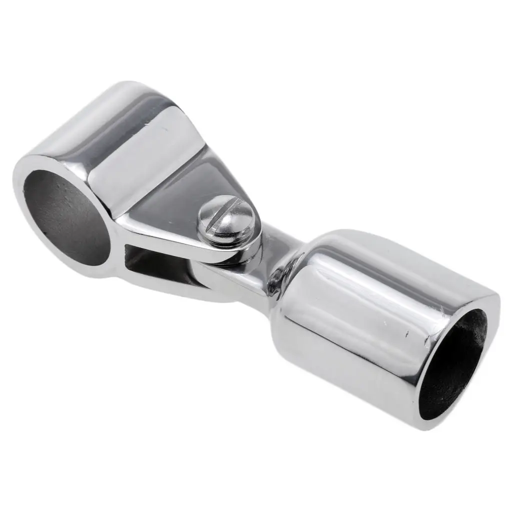 Marine Boat Awning Hand Rail Fitting 1 Inch (22mm) Elbow, 316 Stainless Steel Deck Hardware