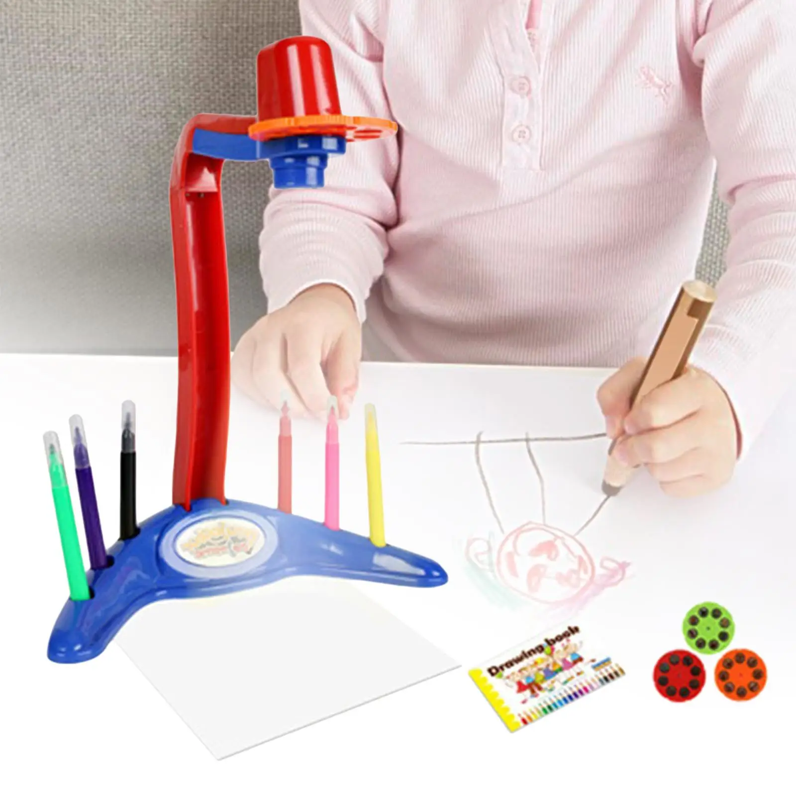 Trace and Draw Projector Projection Sketcher Desk Painting Machine Board Funny Educational Innovative Toy for Child