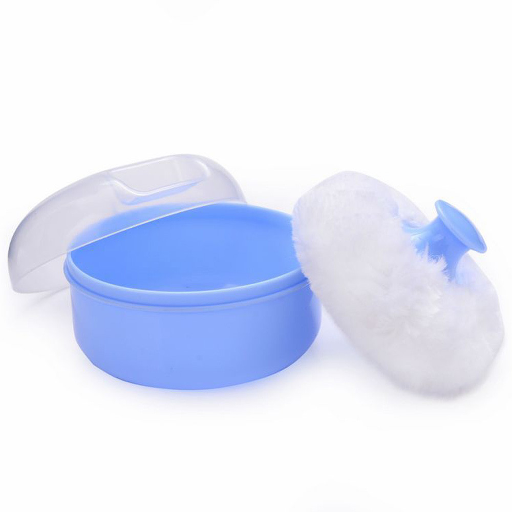 Best of New High Quality Baby Soft Face Body Cosmetic Powder Puff Talcum Powder Sponge Box Case Container 1PCS Wholesale Reviews & Tips - Image 5