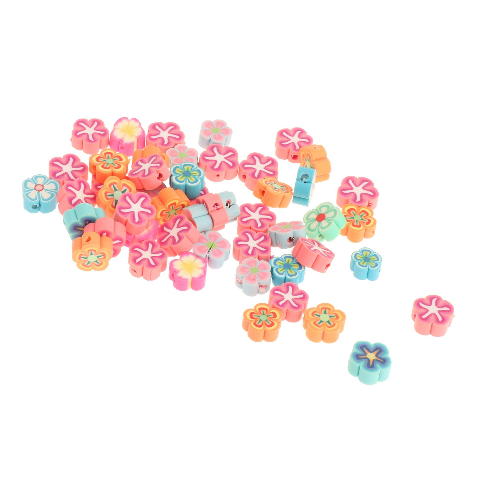 50x Beads Charms Craft Round Beads Sliced with Hole for Jewelry Making Jewelry Repairing Bracelet Necklace Choker Earrings