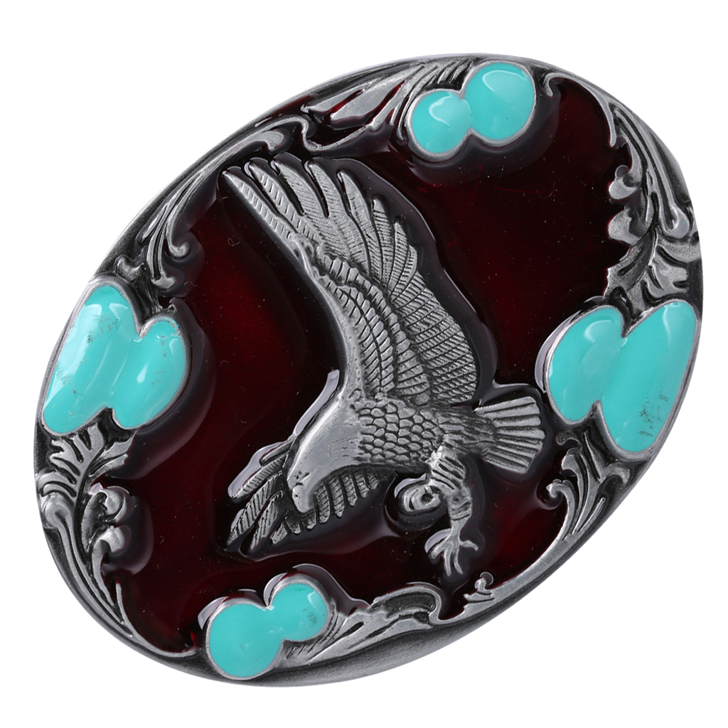 Western Replacement Cowboy Native American Jeans Eagle Belt Buckle Antique