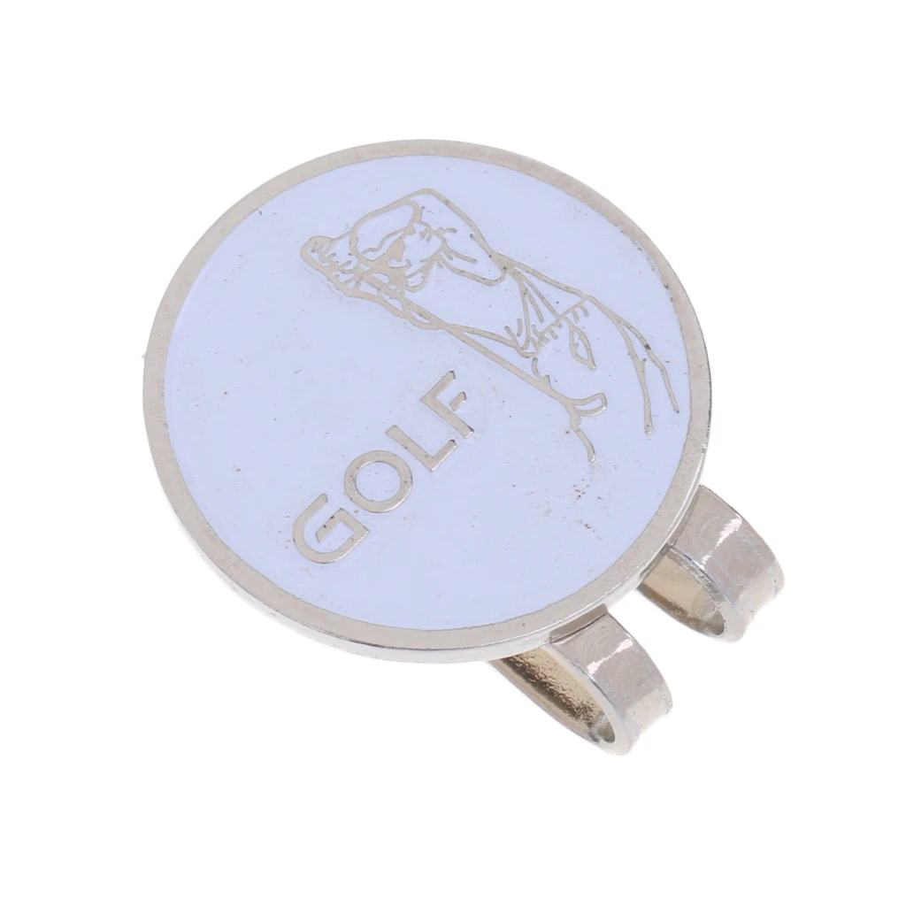 Premium Golfer Sports  Hat Clip Golf Ball Marker For Golf Cap Visor