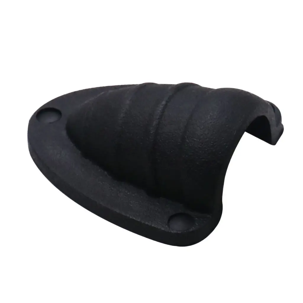 Marine Nylon Clam Shell Vent Wire Cover  Ventilation Accessories Parts - Small - Black