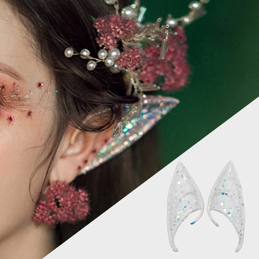 Cosplay Fairy Elf Ears Pixie Elven Vam pire Halloween Ear Props Accessories