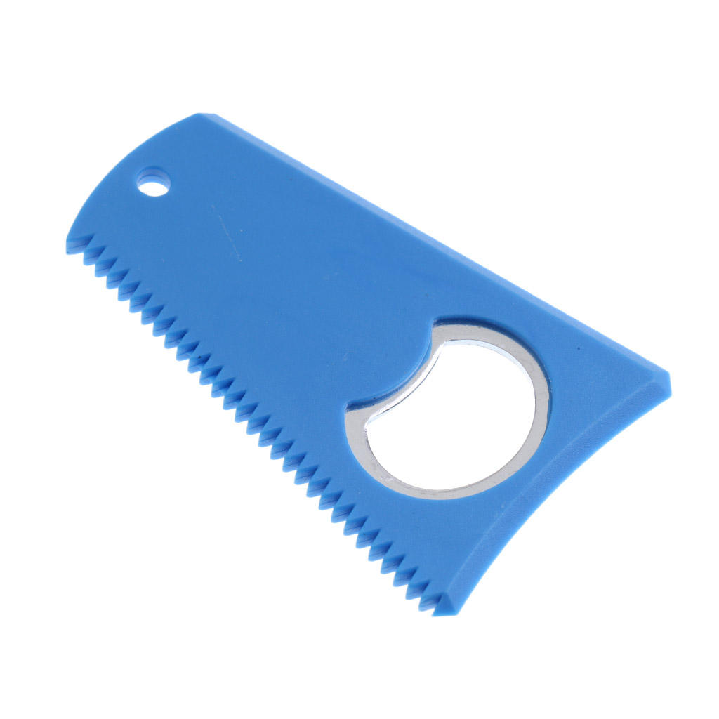 Hot New 8cm Surfboard Wax Comb with Bottle Opener for Kite Wake Board Longboard Surf Board Wax Remover