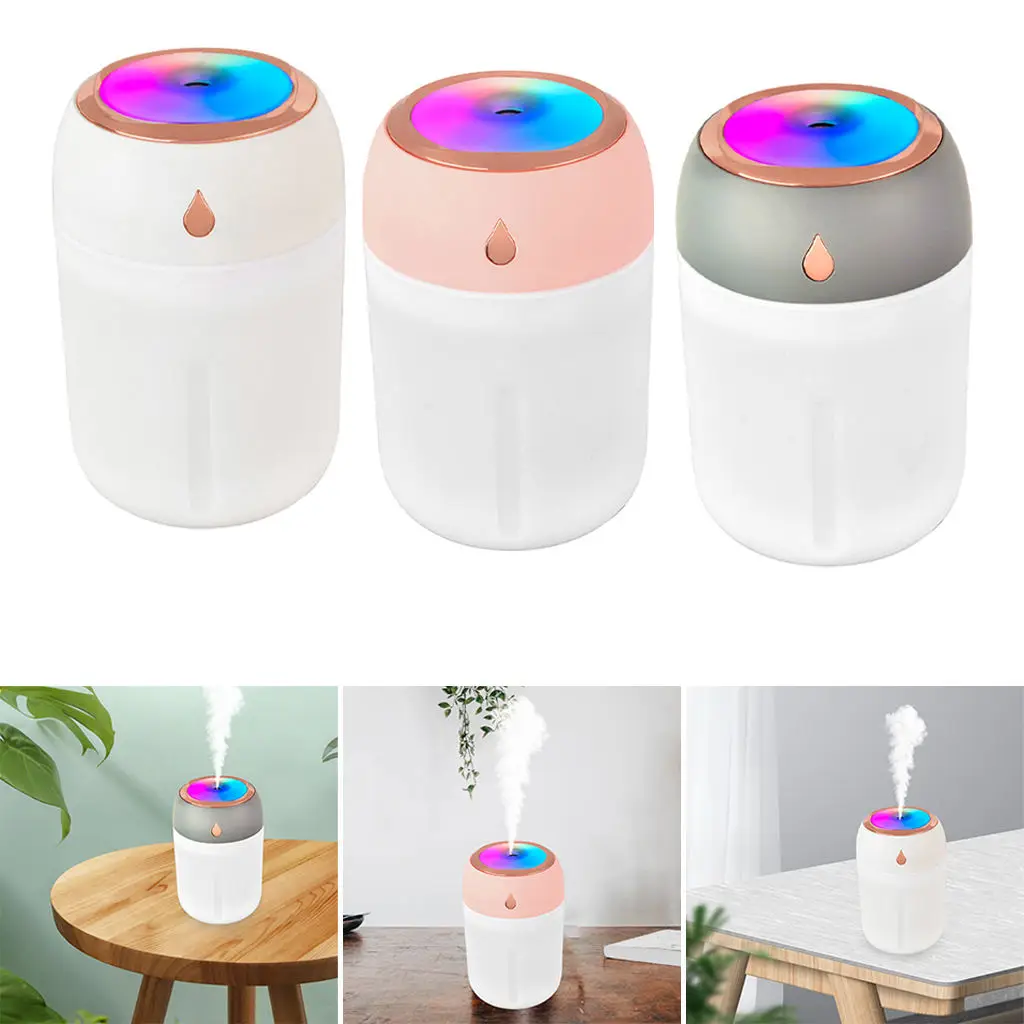 Portable Electric Cool Mist Air Humidifier for Home Bedroom Car Living Room