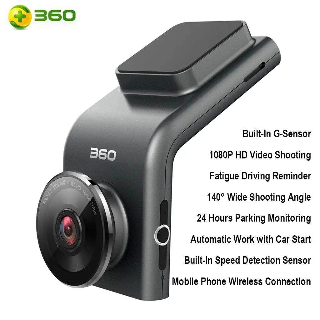 360 G300 Driving recorder Cam HD 1080p  Camera Full with   Camera Recorder GPS Car Video