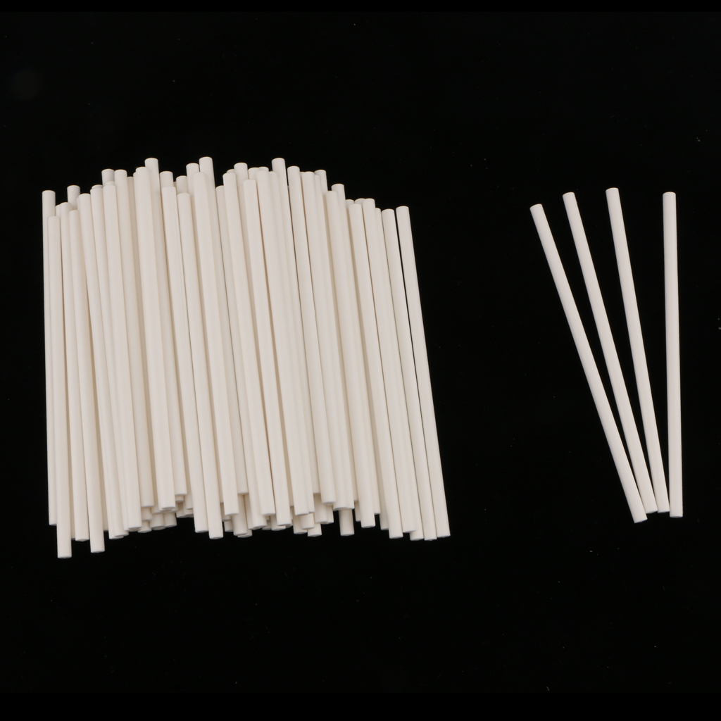 100pcs Hard Paper 10cm (3.94'') Lollipop Sticks Cake Pops Sweets Lollies PACK