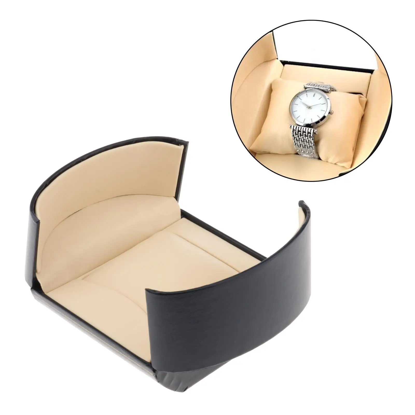 Men Luxury Single Smart Watch Case Box Organizer for Holding Wristwatch