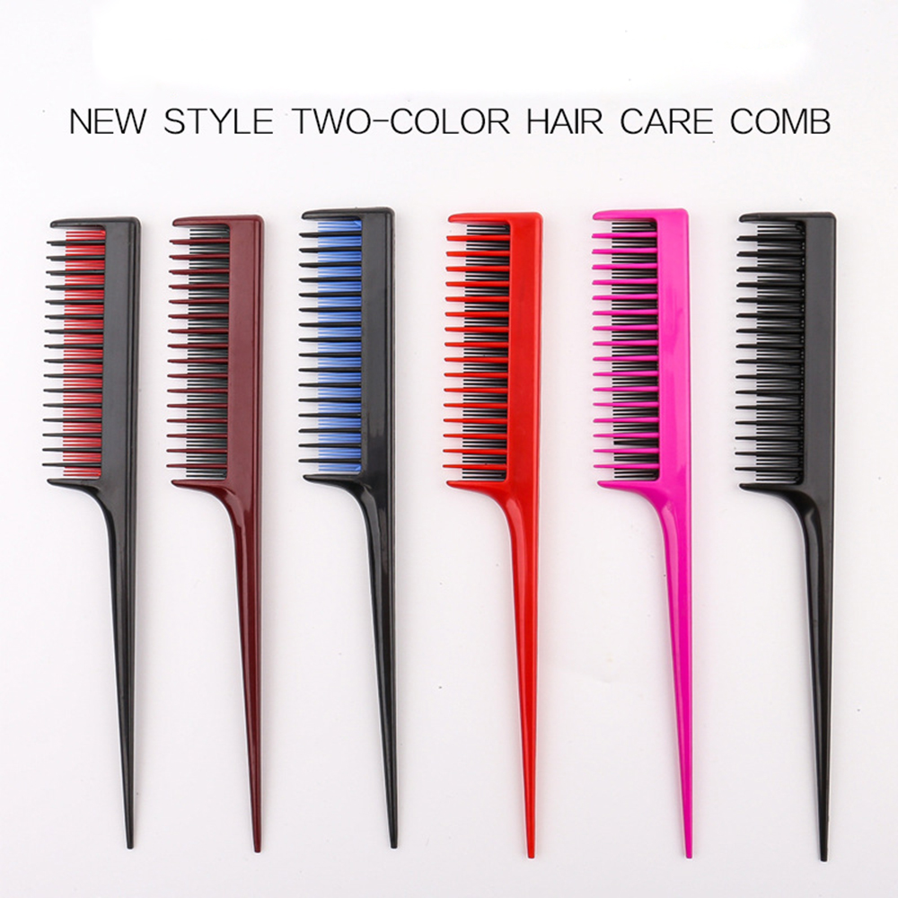 Best of 1Pcs Portable Hair Comb Colorful Plastic Detangling Brush Rat Tail Comb Multifunctional Hairdressing Salon Hair Styling Tool Reviews & Tips