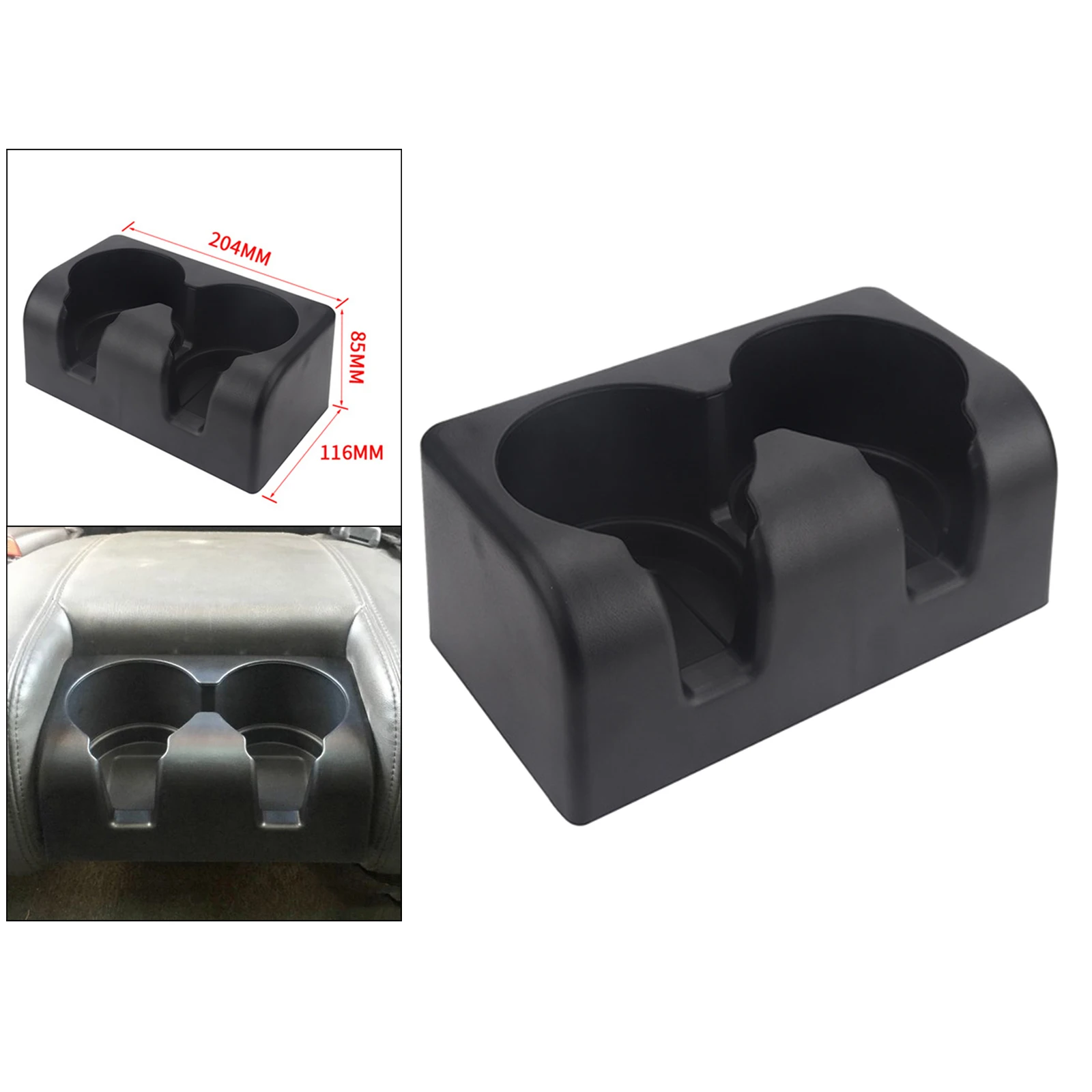 Rear Center Console Insert Dual Cup Holder Double Storage for Colorado for Canyon 2004-12 19256630 89039575 Interior Decoration
