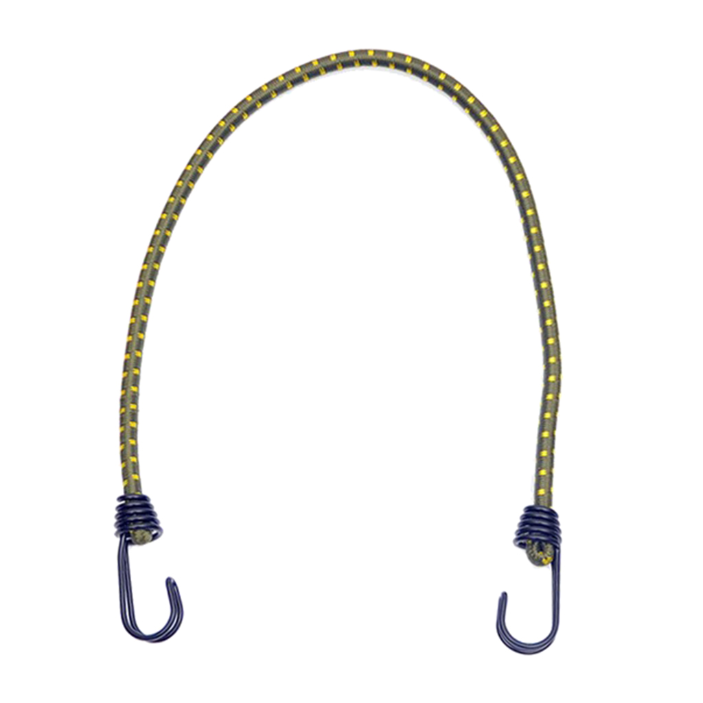 24'' Bungee Cord with Hook Latex Strong Elastic Luggage Rope UV Resistance Rack Cargo Camping RV Hand Carts Tie Downs