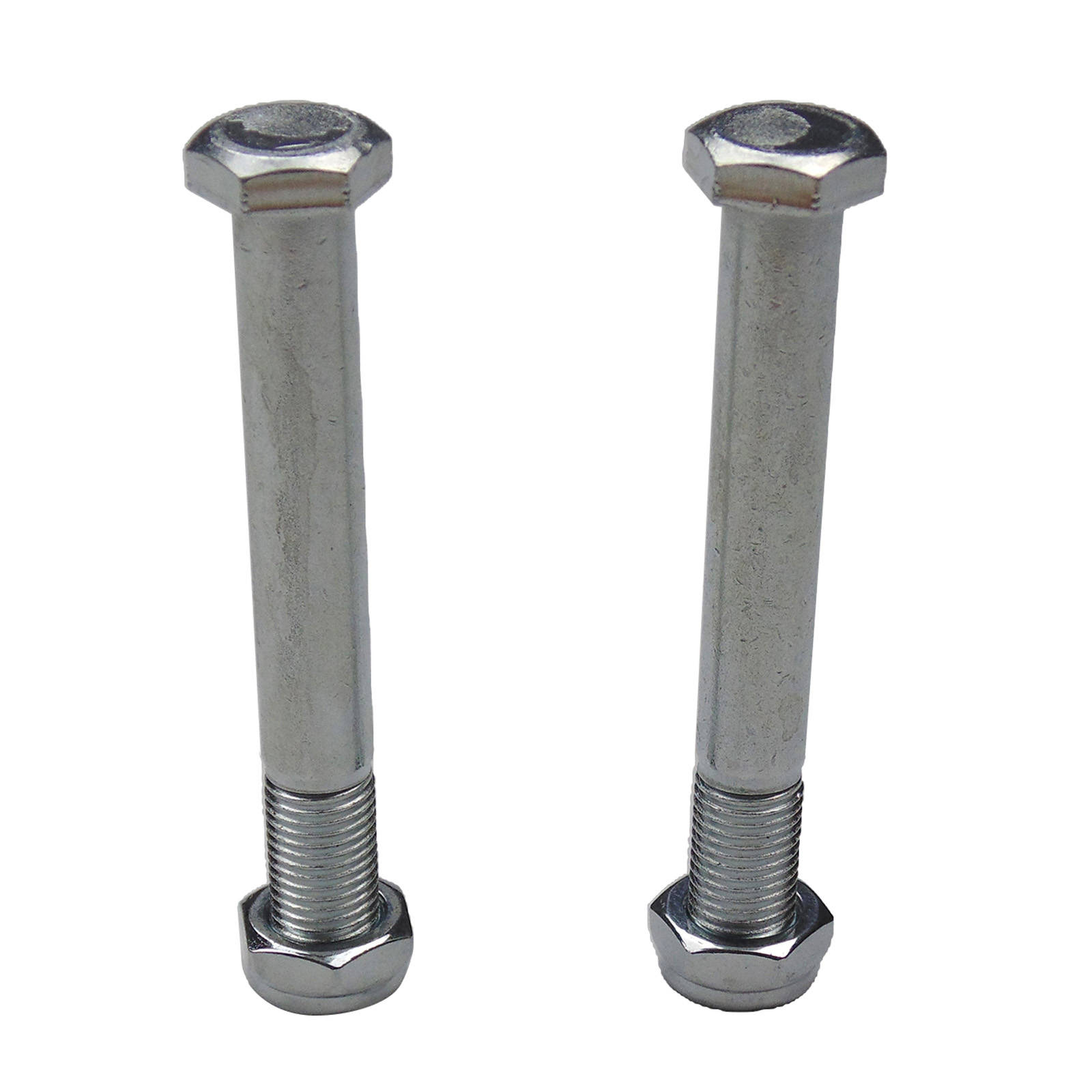 2pcs 62.5mm High Quality Steel Skateboard Trucks Kingpin Parts + 2pcs Nuts