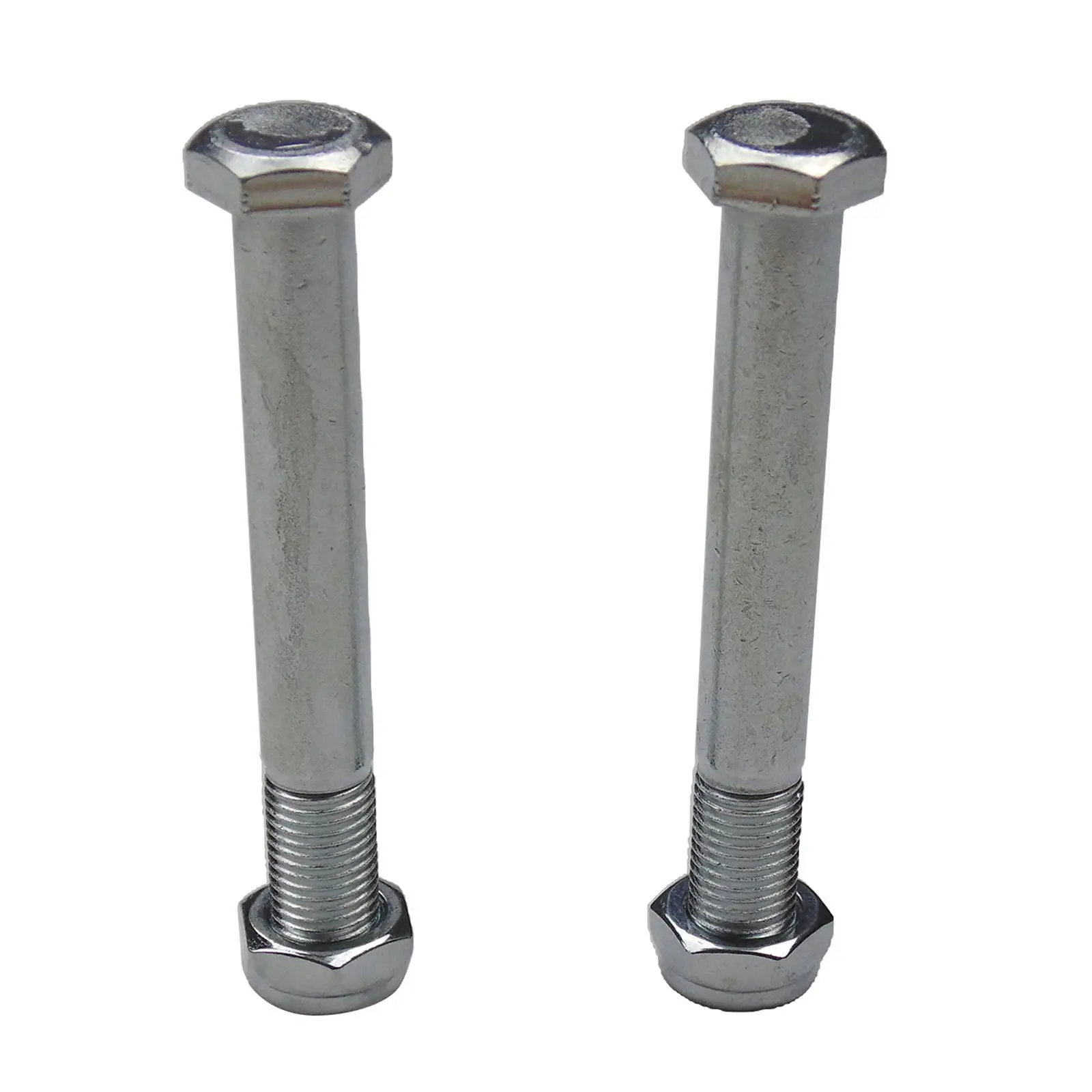 2pcs 62.5mm High Quality Steel Skateboard Trucks Kingpin Parts + 2pcs Nuts