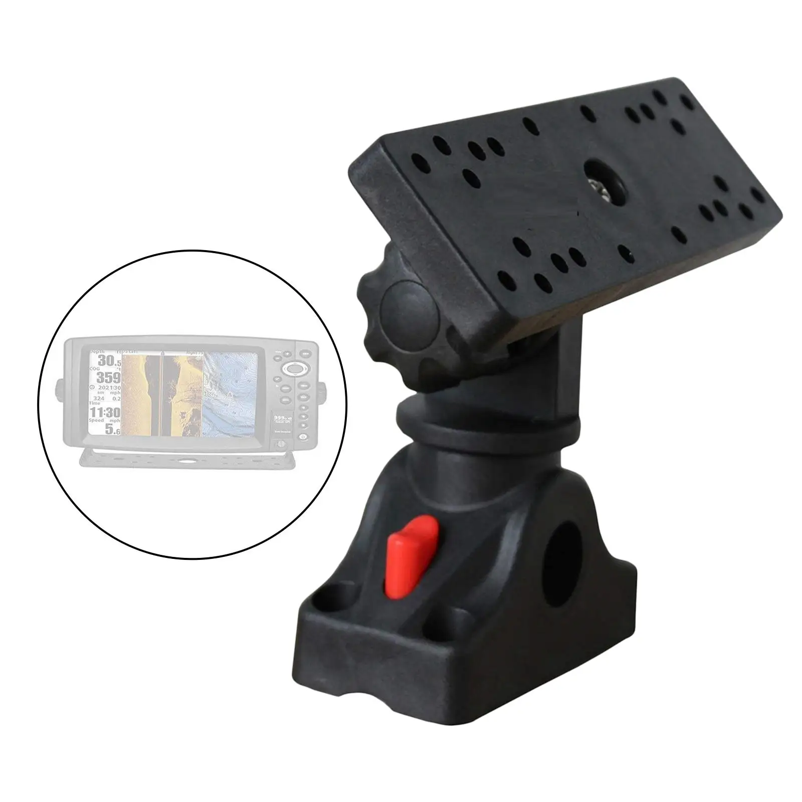 Fish Finder Mount Holder Fishfinder Mounting Plate Scratch-resistant Durable