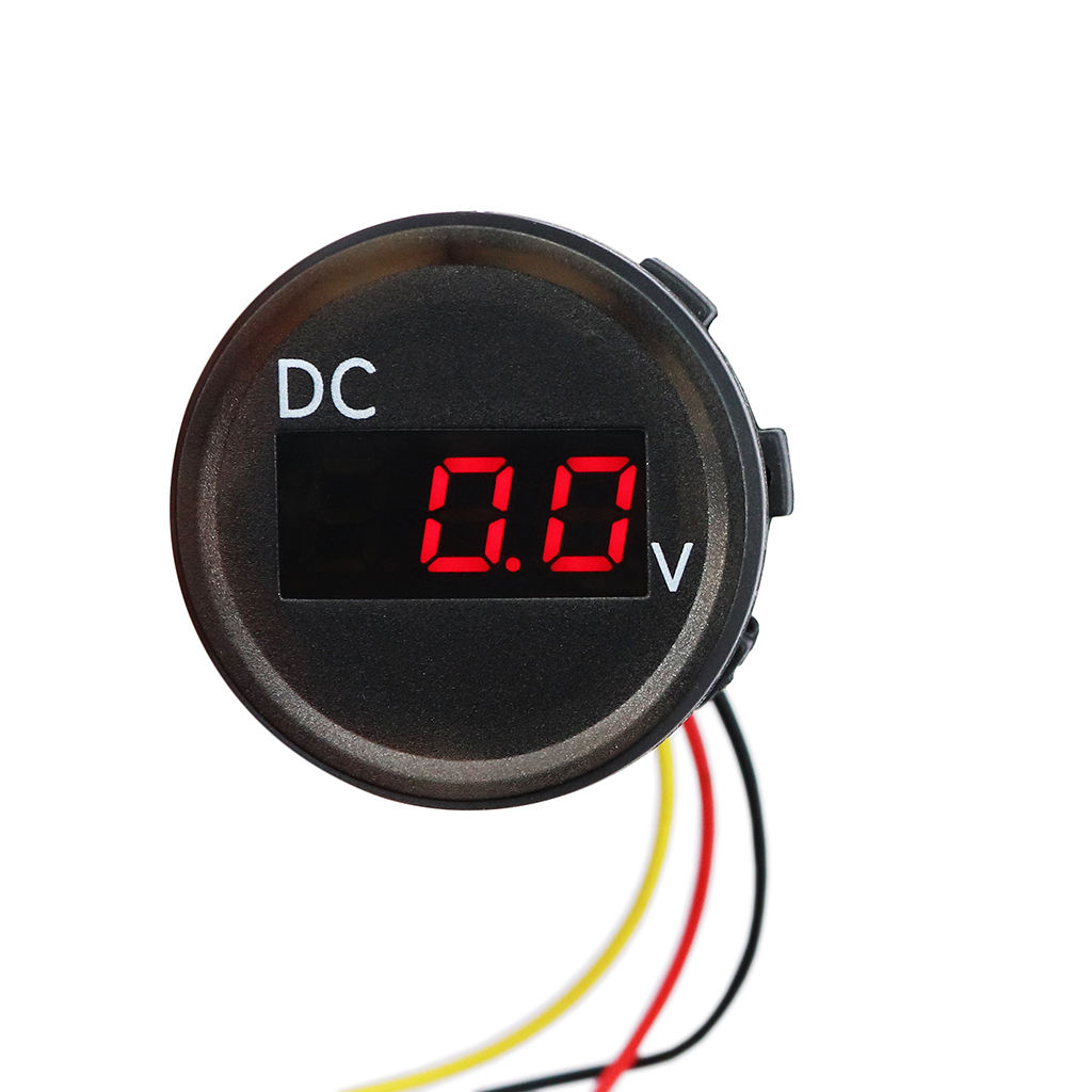 High Accuracy Mini Voltmeter Red LED Voltage Display Gauge Voltage Meter NEW 0-100V