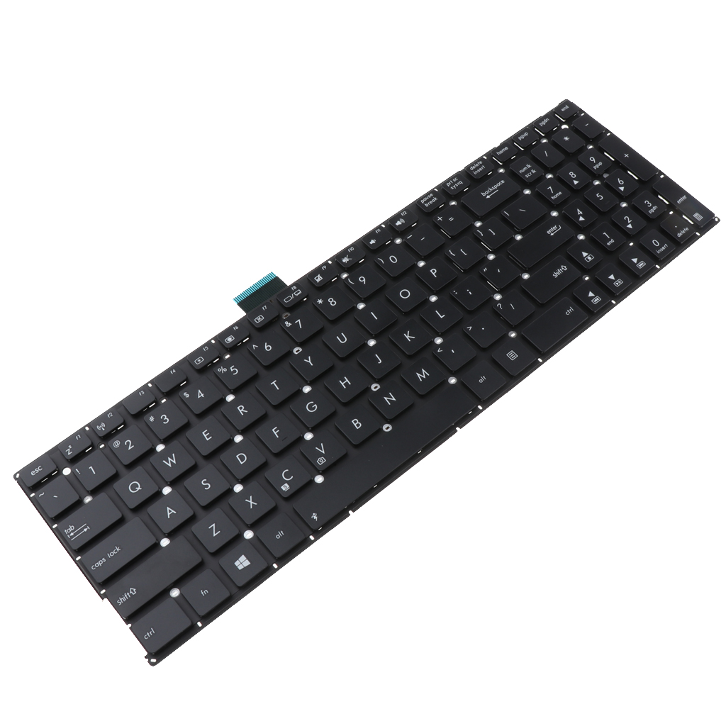 Laptop Keyboard for ASUS X555/X555L/K555/F555L, to Replace Faulty, Cracked or Broken Keyboard, Black