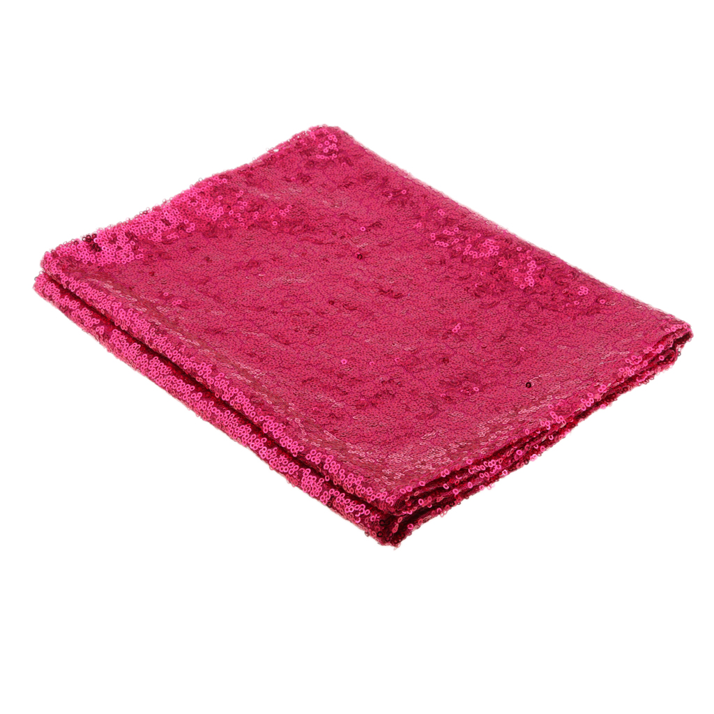 12x108-Inch Rectangle Sequin Table Runner- For Wedding/Party/Decor (12x108-Inch)