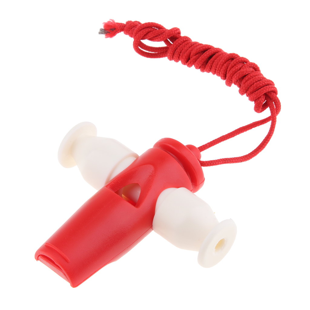Keep Drum Samba Whistle with Red Rope for Kids Play Musical Instrument
