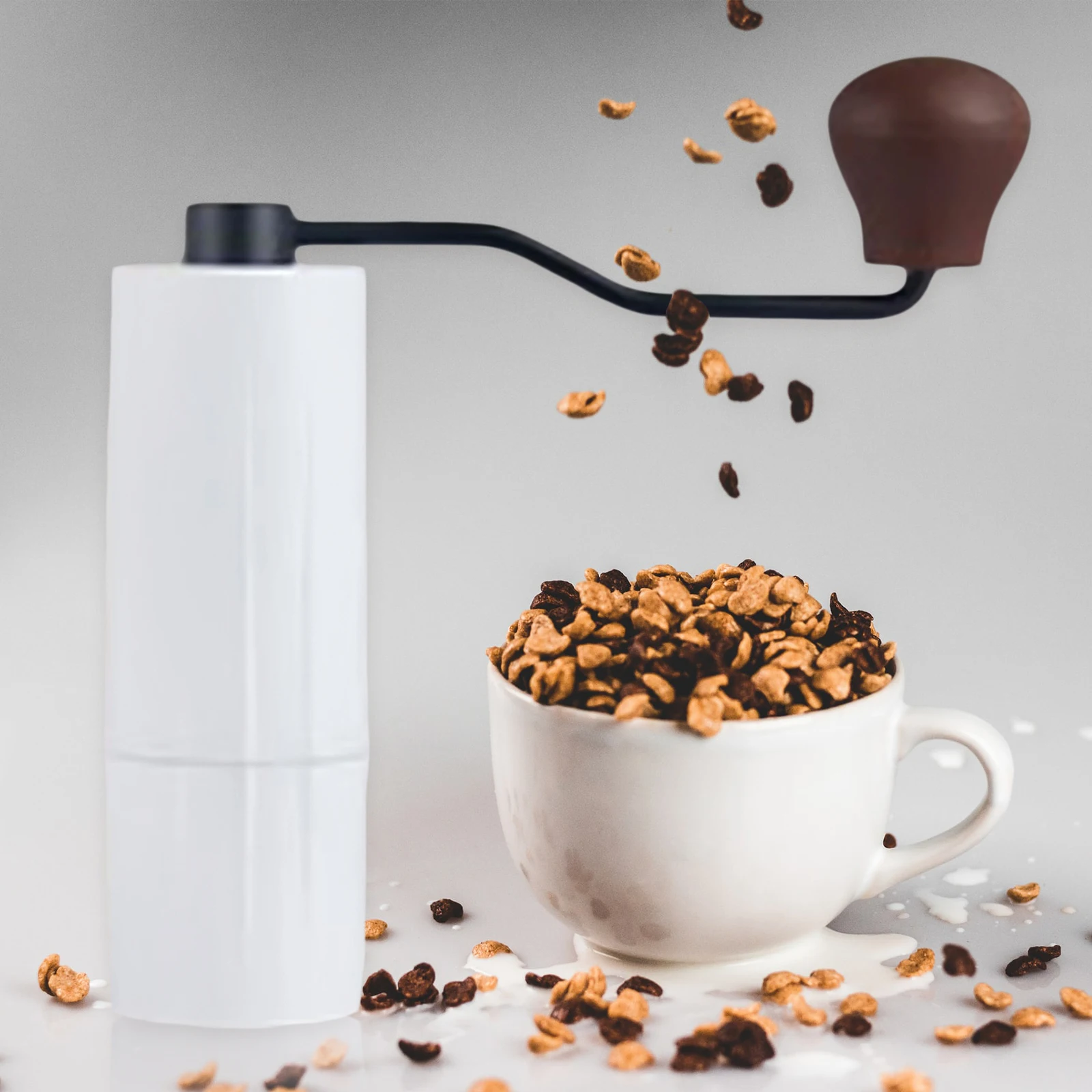 Manual Coffee Grinder Hand Coffee Bean Grinder for Precision Brewing, Coarseness Adjustable