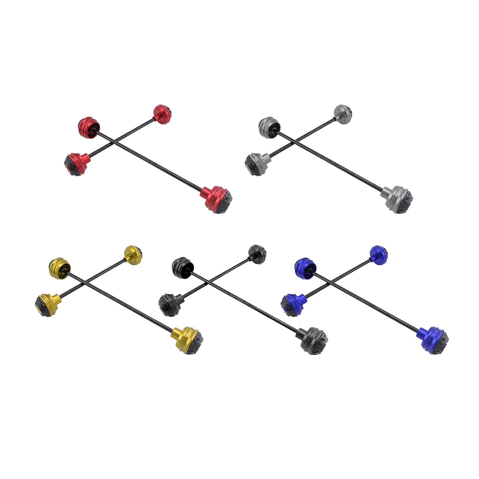 Aluminum Alloy Motorcycle Wheel Fork Axle Frame Sliders for BMW HP4 S1000RR S1000R 2009-2016