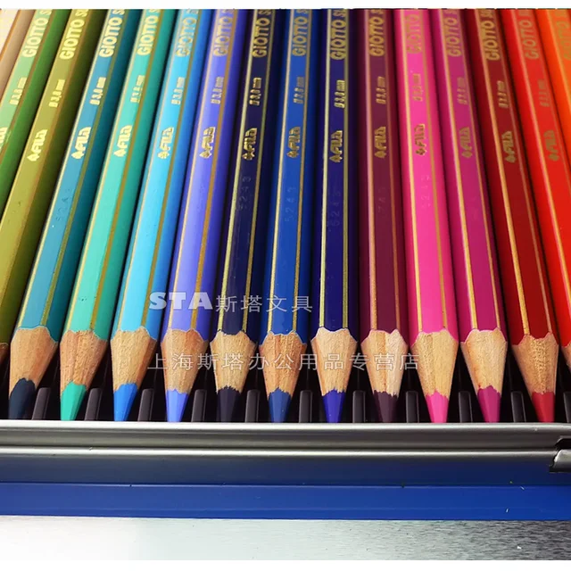 Italy Giotto 6 Color Natural Children Face Body Mark Up Pastel Pencil Party  Makeup Painting Crayon School Kid Drawing Pencils - Wooden Colored Pencils  - AliExpress